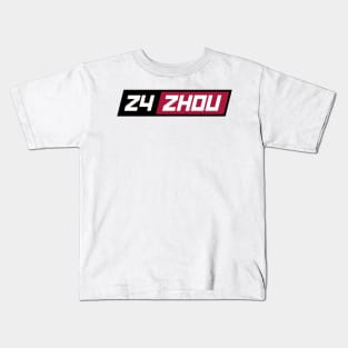 Zhou Guanyu 24 F1 Driver Kids T-Shirt